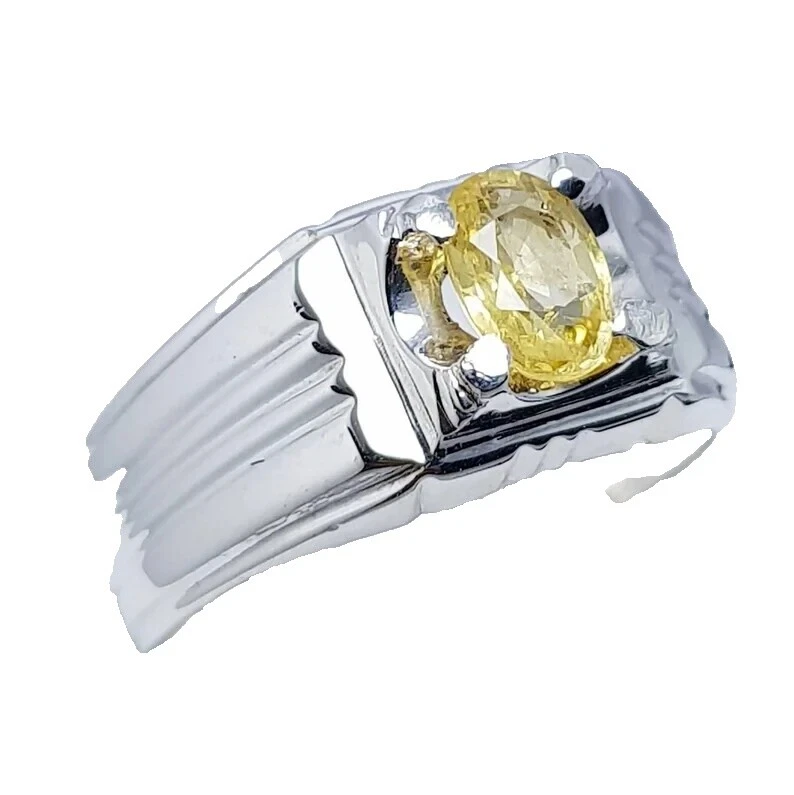 Anillos religiosos de zafiro para hombre