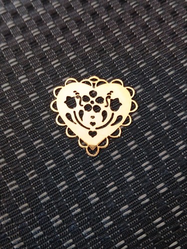 14K Gold Plated Heart Charm, Lil Charms