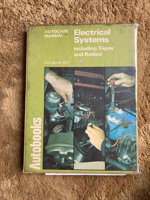   Auto Elektrik Reparatur Bänder & Autoradios Handbuch 1975 Autobooks  