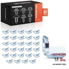PCS Door Interior Trim Panel Retainer Clips - Compatible with Volkswagen 30
