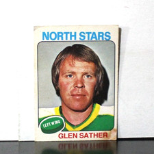 1975-76 O-PEE-CHEE 75-76 NO 222 GLEN SATHER