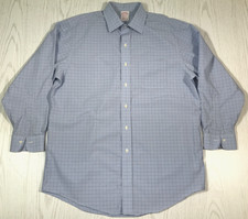 Brooks Brothers Madison Non Iron Supima Cotton Dress Shirt Mens 16 32 Checked
