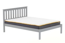 Image of Denver Low End Bed Frame Grey-Small Double 4ft, Double 4ft 6 inch, King-Size 5ft