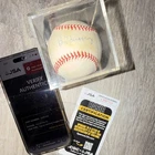Ken Griffey Autographed Official NL Baseball JSA w/ Display Case COA