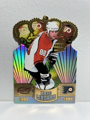 1998-99 Pacific Gold Crown Die-Cut #25 Eric Lindros - Philadelphia Flyers
