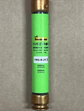 COOPER BUSSMANN Fusetron FRS-R-25 CLASS RK5 FUSE 600V Dual-Element Time-Delay