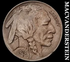 1924 Buffalo Nickel- Almost Uncirculated Better Date No Reserve #J2035