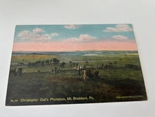 Christopher Gist's Plantation Mt Braddock Pennsylvania PA Postcard
