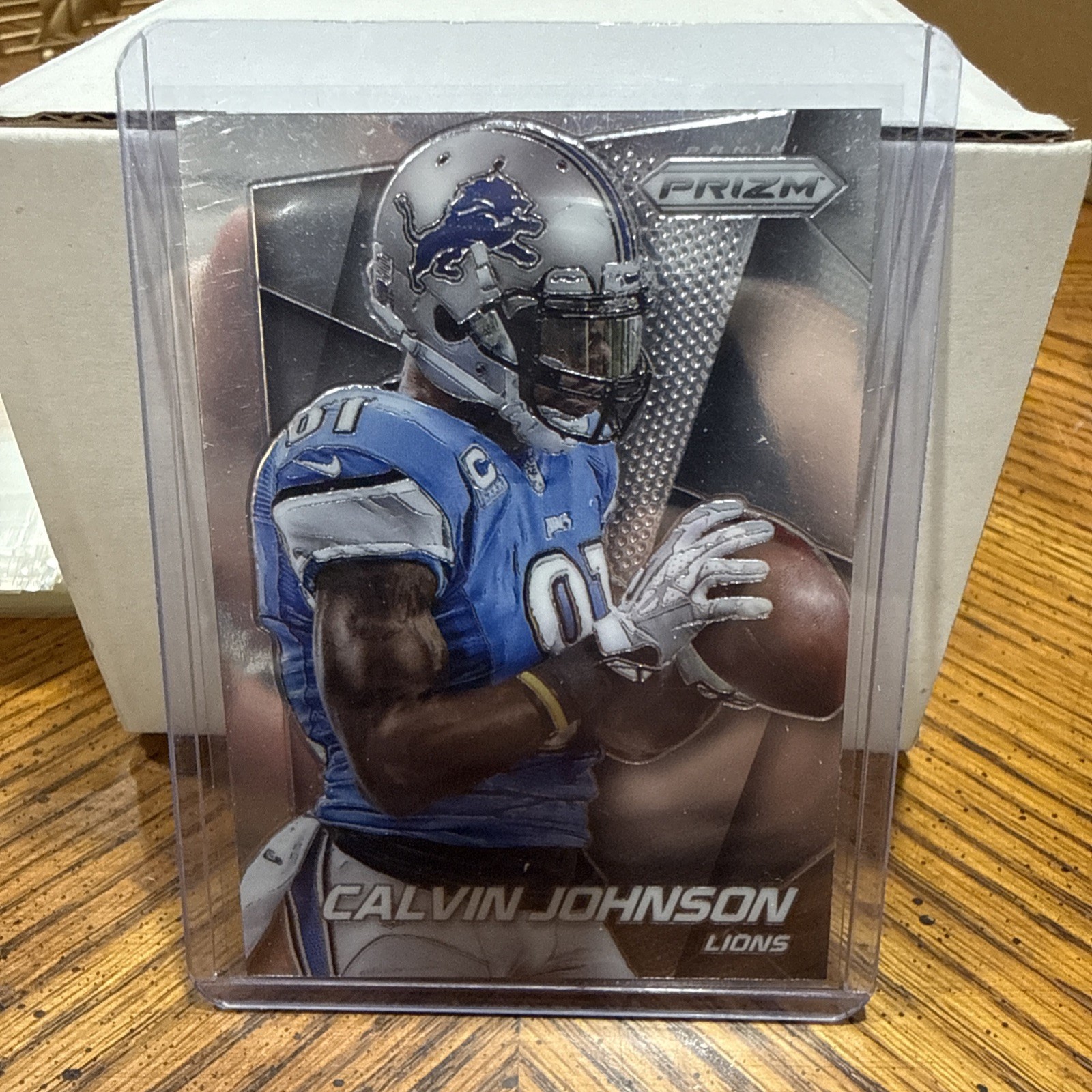2014 Panini Prizm Calvin Johnson #65 Silver Prizm