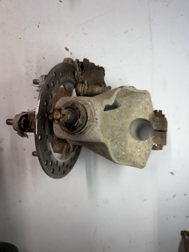 03-11 Kawasaki Prairie Brute Force 650 LEFT Front Knuckle Assembly USED - Foto 4 di 6