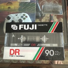 Fuji DR  I 90 Min Cassette Tape   Type I Normal Bias   New Sealed  