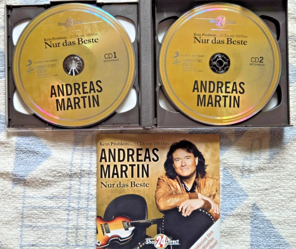 Andreas Martin  Kein Problem... Nur das Beste  BOX-SET  (5 CDs) mit 100 Hits - Bild 3 von 4