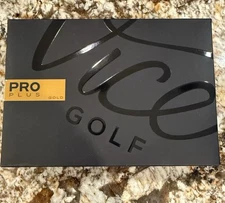 Vice PRO PLUS GOLD Golf Balls - NEW Sleeve (3 GOLD Balls) Rare SOLD OUT Design