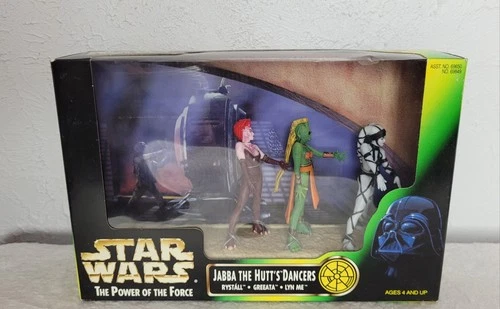 1998 Kenner Star Wars POTF: JABBA THE HUTT’S DANCERS Action Figures MIB