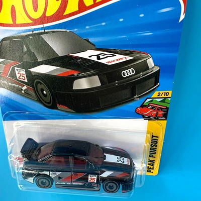 HOT WHEELS 2025 AUDI 90 QUATTRO BLACK 199/250 JBC04 PEAK PURSUIT F
