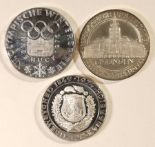 Lot of (3) MELT Silver Austria 50 & 100 Schilling .64 Coins (ASW = 1.39 ozt)