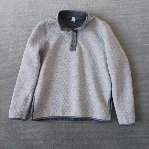 Marine Layer Corbet Pullover Mens S Quilted Reversible Sweatshirt Snap Preppy - Picture 10 of 10