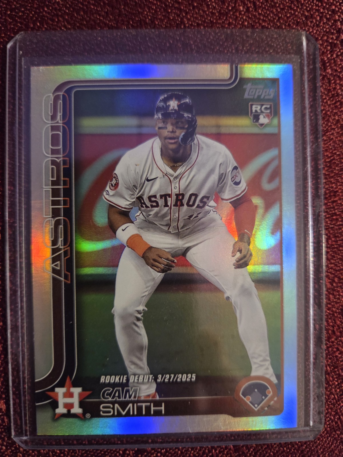 2025 Topps Update Series - Rookie Debut Cam Smith #US45 Rainbow Foil (RC)