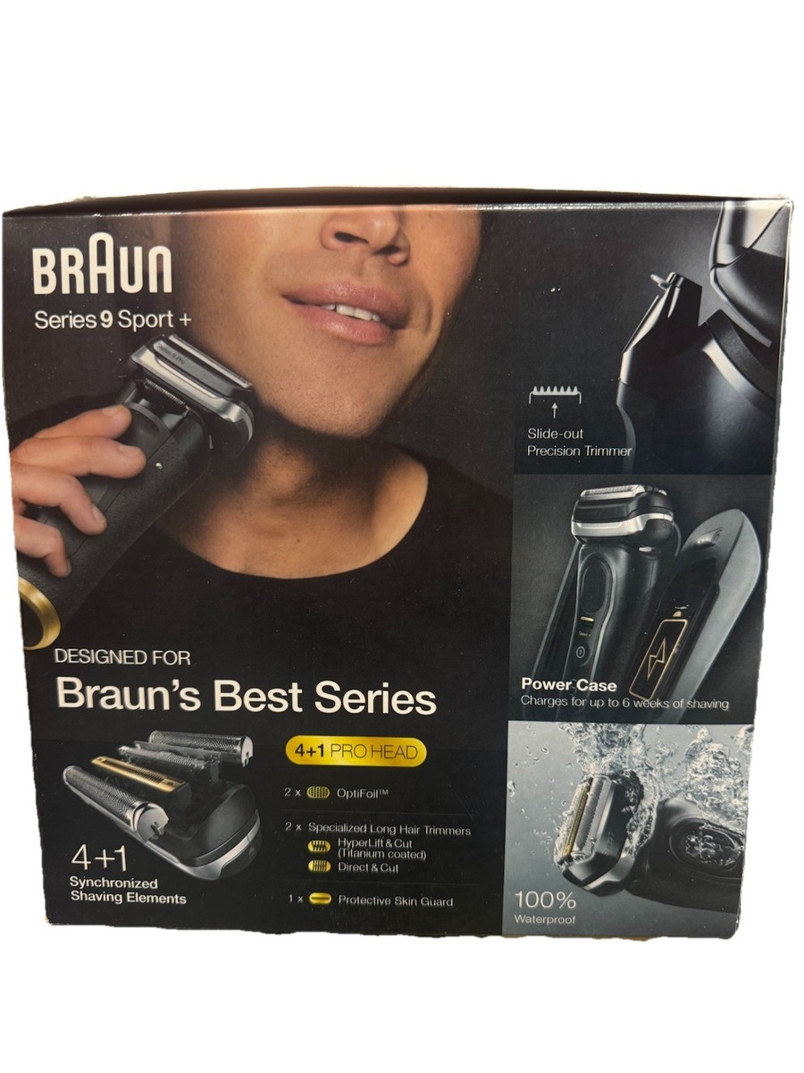 BRAUN Series 9 Sport Shaver Wet & Dry Clean & Charge System