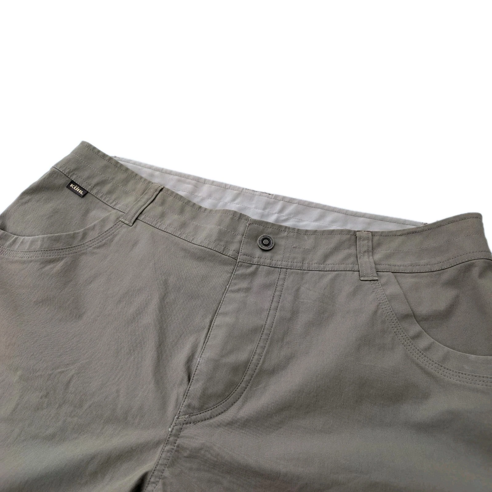 Kuhl Ramblr Performance Men's 36 x 12" Dark Gray Woven Nylon Cargo Hiking Shorts