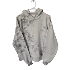 No Boundaries Grey White Tie Dye Pullover Hoodie Sweatshirt 2XL NWT