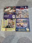 Lot of 4 1000 Piece Jigsaw Puzzles.
