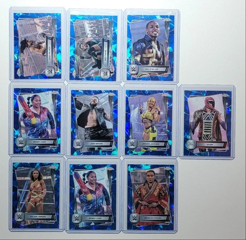 [10] WOLFGANG AXIOM BLADE 2025 TOPPS CHROME WWE SAPPHIRE NXT Q4060