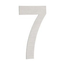 Number 7 Self Adhesive House Address Numbers for Outside 1.97x1.1 Inch
