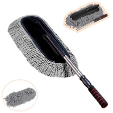 Retractable Car Cleaning Brush Car Duster Multi-function Microfiber Duster