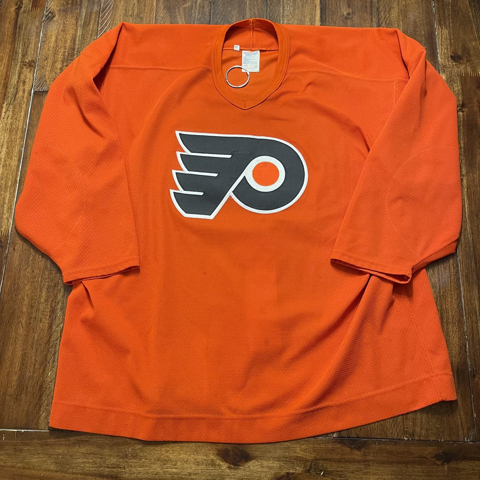 Vtg Philadelphia Flyers Jersey Mens 54 Hockey Autograph CCM 80s Dave Schultz