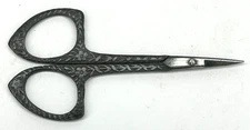 Vintage Embroidery Scissors Mini Ornate Handle Thread Snips Made in USA 3.5"