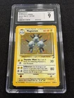 Pokemon Magneton Holo 9/130 from Base Set 2 in a CGC 9!  Nice Swirl!