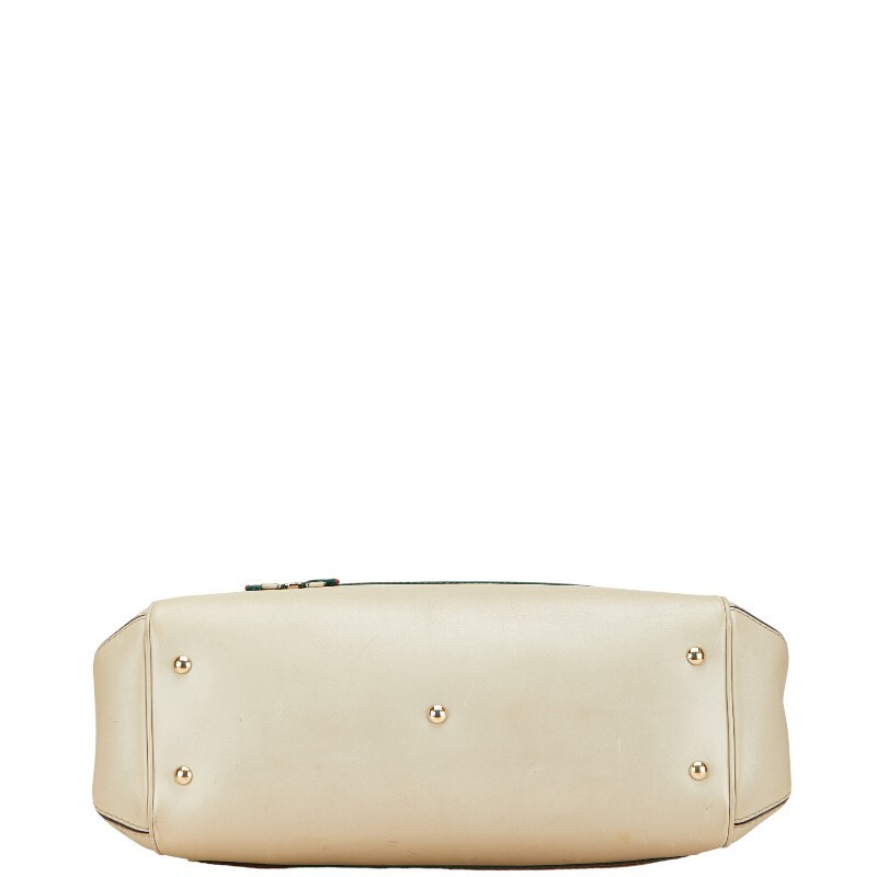 Gucci GG Canvas Mayfair Tote Shoulder Bag Beige Leather Used Authentic thumbnail 3