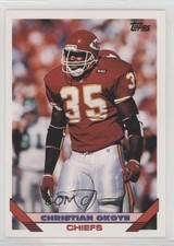 1993 Topps Christian Okoye #73 h3a