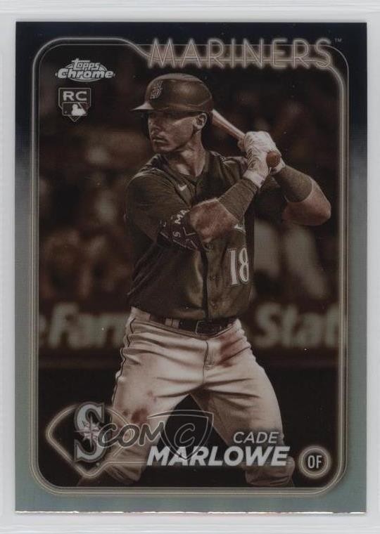 2024 Topps Chrome Sepia Refractor Cade Marlowe #266 18s3