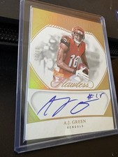 2025 Panini Flawless Football AJ GREEN ON CARD AUTO /25 Cincinnati Bengals SP 