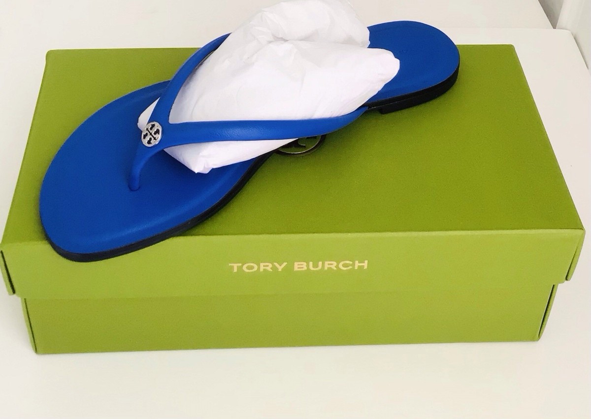 Tory Burch Chelsea Leather Flipflop Sandal-Safari Crystal Sock