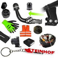 Anhängerkupplung abnehmbar für Jeep Compass 1 I FL MK49 +E-Satz 13p ABE