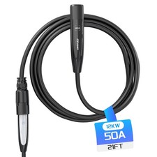 EVDANCE Extension Cord for Tesla 21ft Cable Max 50A, 50A 21FT