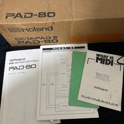 Roland PAD-80 Octapad II MIDI Controller Vintage Japan Junk | eBay