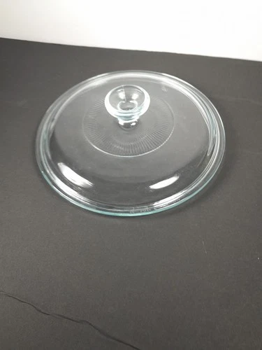 Pyrex Clear Glass Replacement Lid Only G1C  G-1-C Knob Top