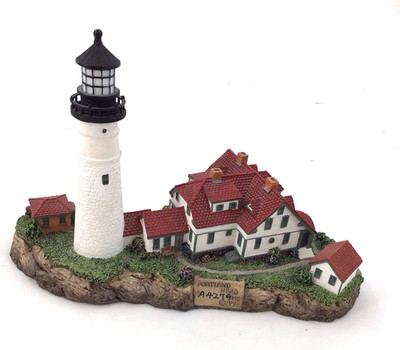 Harbor Lights Great Lighthouse Of World Portland Head Maine #404 4'' 1999