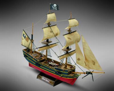 Black Queen Skala 1:135 (Serie Mini Mamoli) Nave IN Holz Wooden Ship Kit Mamoli