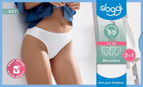 Paquete de 3 knickers breves de microfibra Tai Sloggi 24/7 10180848 precio de venta sugerido por el fabricante £26.00 - Imagen 8 de 15