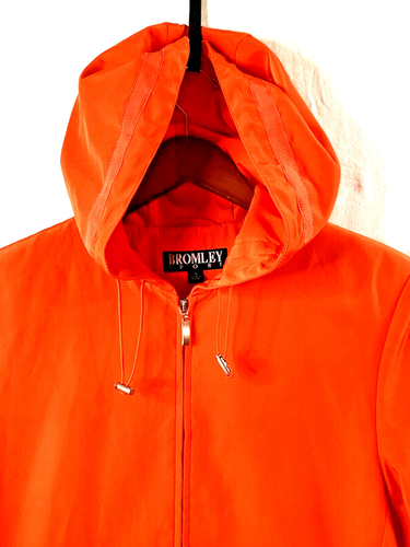Chaqueta Bromley Sport Rain para mujer talla S color naranja con capucha - Imagen 3 de 13