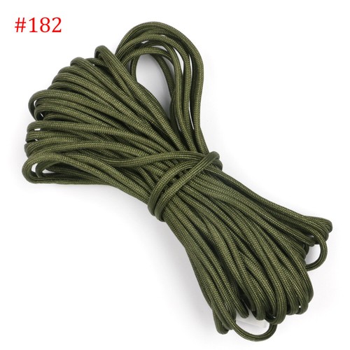 Cuerda fuerte Paracord 50 100 pies 7 hilos cable de núcleo 550 paracaídas Bushcraft senderismo - Imagen 161 de 189