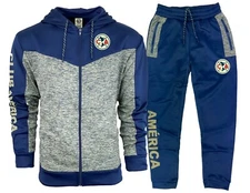 Icon Sports Club America Tracksuit Hoodie Jogger Pants Set Licensed