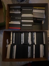 "EMPTY" STORAGE DVD / GAME CASES - STANDARD CASES WITH ARTWORK - LOT OF 65
