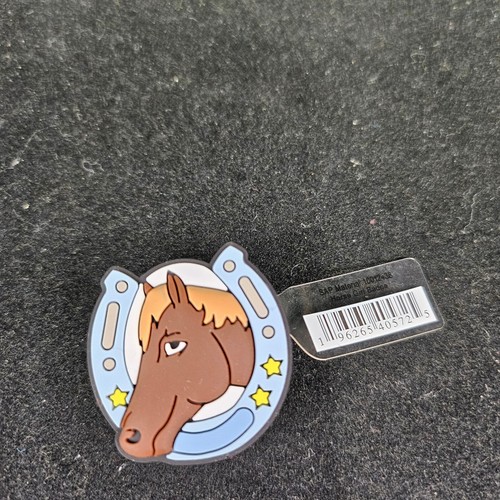 Crocs 10012438 Jibbitz Horse Girl Badge Shoe Charm Unisex Kids