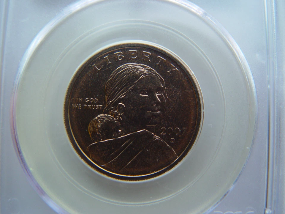 2007-D Sac $1 Improperly Annealed Sintered Planchet - Lot Z013 - Image 4 of 4